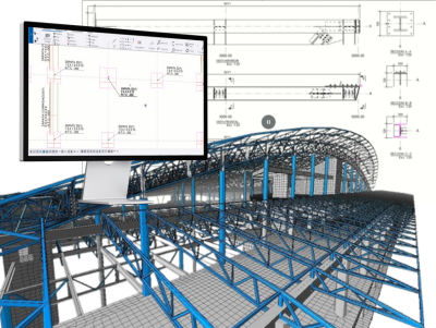 Dibujos avanzados en Tekla Structures Acero